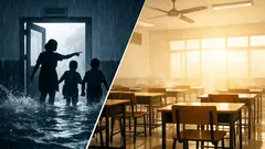 สภาพอากาศสุดขั้วกระทบโรงเรียนไทยแค่ไหน สรุปตัวเลขจริงจาก 329 โรงเรียน