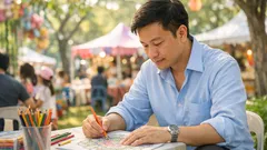 งานกาชาด 2568 ที่สวนลุมพินี ชวนแวะคิดโซน ระบายสีฮีลใจทั้งบ้าน