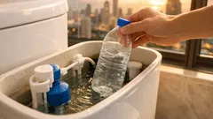 ใส่ขวดพลาสติกในถังชักโครกช่วยประหยัดน้ำจริงไหม รู้ก่อนทำจะได้ไม่พัง