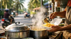 ข้าวหมกไก่ก๊ะโตน สตูล พิกัดแยกเจ๊ะบิลัง ไปกี่โมงถึงได้ข้าวหมกหอมสด