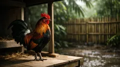 เลี้ยงไก่ป่าลูกผสมไก่แจ้ให้รอดหน้าฝน วิธีจัดคอกโปร่งแห้งไวแบบบ้านคนไทย