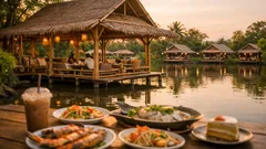 ม่านไผ่ สายน้ำ พุทธมณฑลสาย 5 ร้านอาหารริมน้ำใกล้กรุงเทพฯ ไปเช้าเย็นกลับได้