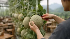 เมล่อนลับแลคาเฟ่ อุตรดิตถ์ เดย์ทริปฟาร์มเมล่อนในหุบเขา เลือกและตัดผลเองได้