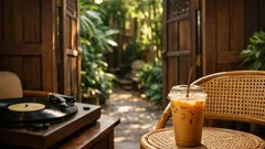 Libi Home คาเฟ่บ้านเก่ารีโนเวทย่านสยาม ที่มีสวนเขียวๆ และมุมแผ่นเสียงให้นั่งพักใจ