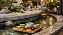 Kyo Roll En สาขา Nextopia สยามพารากอน รีวิวคาเฟ่ขนมลอยน้ำกลางสวนเซน