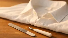 ป้ายเสื้อทิ่มคอแก้ยังไง ลองทริคใช้ตะไบเล็บถูโคนป้ายให้หลุดเนียน ๆ