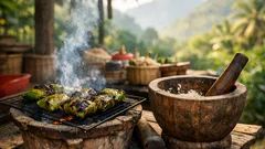 ข้าวปุ๊หรือพิซซ่าม้งคืออะไร พาไปรู้จักขนมดังคลองลาน กำแพงเพชร