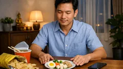 ลดน้ำหนักแบบไม่โหด เริ่มจากงดมื้อดึก ลดแป้งพอดี และนอนให้พอ