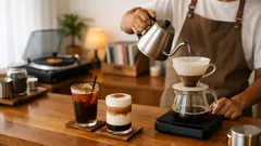 พาไปรู้จัก Sunbrew coffee bar คาเฟ่สโลว์บาร์ปุณณวิถีที่นั่งชิล ฟังแผ่นเสียงได้