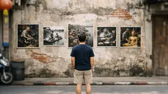 ชวนเดินเจริญกรุง–ตลาดน้อย ดูนิทรรศการภาพถ่าย The show must go on แบบ photo bomb