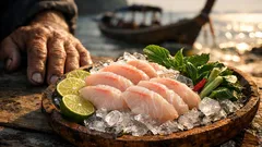 ซาชิมิปลาไทยที่เกาะลิบง ตรัง ทำไมจานละพันถึงคุ้ม และต้องรอ 2 ชั่วโมง