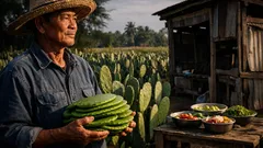 กระบองเพชรกินได้คืออะไร รู้จักโนปาล ผักทนแล้งที่ทำยำและส้มตำอร่อยเกินคาด