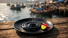 หมึกน้ำดำผัดซีฟู้ดสูตรคนไทย ทำให้หอมไม่คาว กินกับข้าวสวยร้อนๆ ฟินมาก