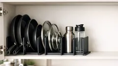 จัดครัวเล็กให้โล่งด้วยบุกเอนด์ 3 วิธีง่ายๆ หยิบกระทะฝาหม้อไม่ต้องรื้อ