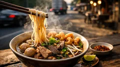 ก๋วยเตี๋ยวเรือรังสิต ณ ปากช่อง รีวิวชามเล็กน้ำตกเข้มข้น แวะก่อนขึ้นเขาใหญ่