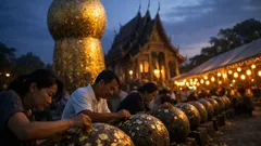 พิกัดงานปิดทองลูกนิมิต 9 วัด 99 ลูก ที่วัดสว่างอารมณ์ นครชัยศรี 2569 พร้อมวันจัดงาน